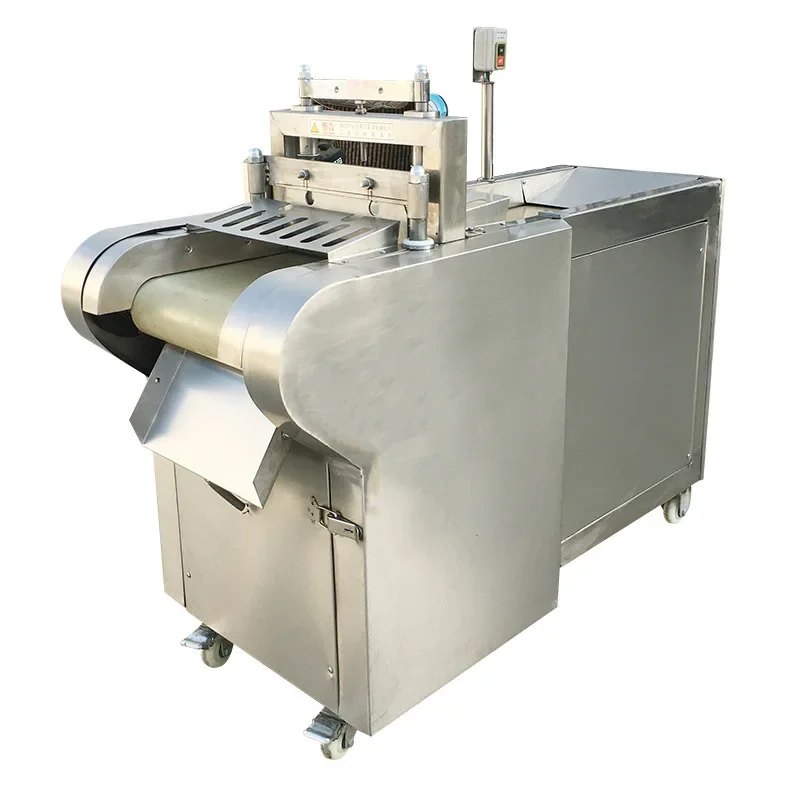 Large luxury high-efficiency straight cutting vegetable cutter, automatic fruit and vegetable dicing slicer, stainless steel