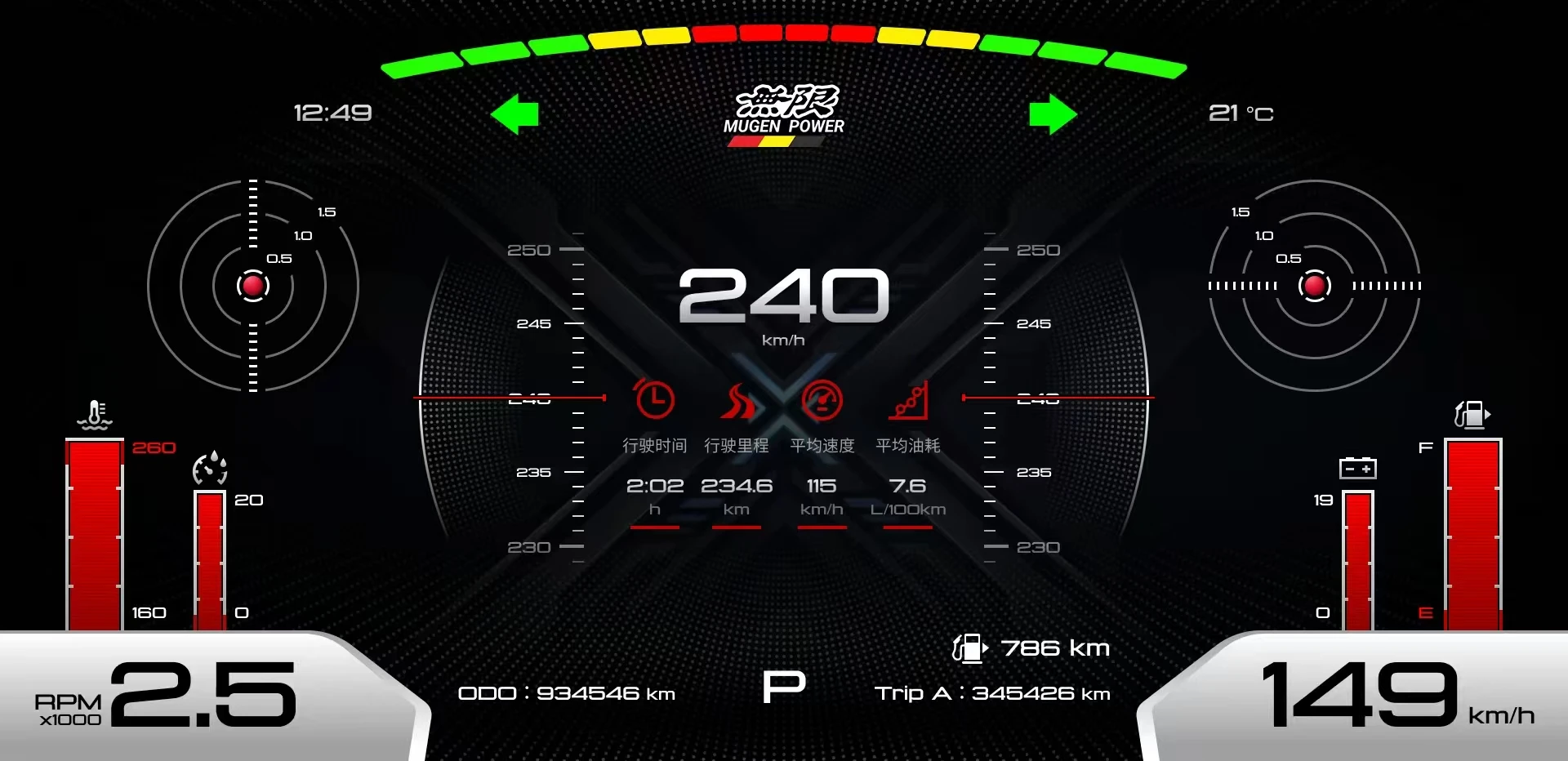 

Upgrade 12.3 inch LCD Digital Cluster For Honda Fit / JAZZ 2014-2020 Smart Gauges Dashboard Speedometer Virtual Instrument Panel