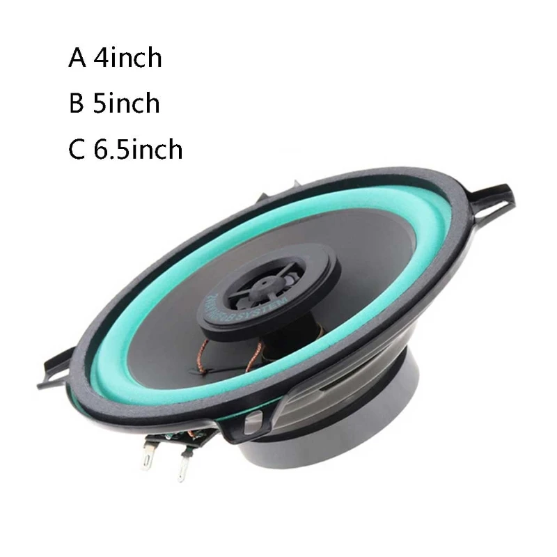 100W Universal Auto HiFi Koaxial Lautsprecher 2 Weg Musik Horn Frequenz Lautsprecher Dropship