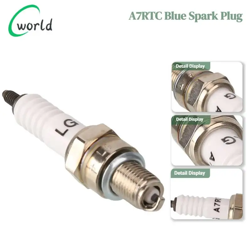 

Fitment Spark Plug CR7HSA A7RTC A7TC A7RC for GY6 50cc-150cc, For Honda XR80R XR100R CRF80F CRF100F, TTR125, KLX140 & Arctic Cat