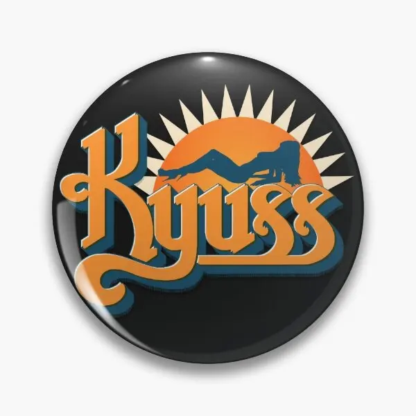 Kyuss The Sun Worshipper-Pin de botón suave para amantes, divertido Metal, moda creativa, joyería de dibujos animados para mujer, Pin de solapa, insignia para sombrero, regalo bonito