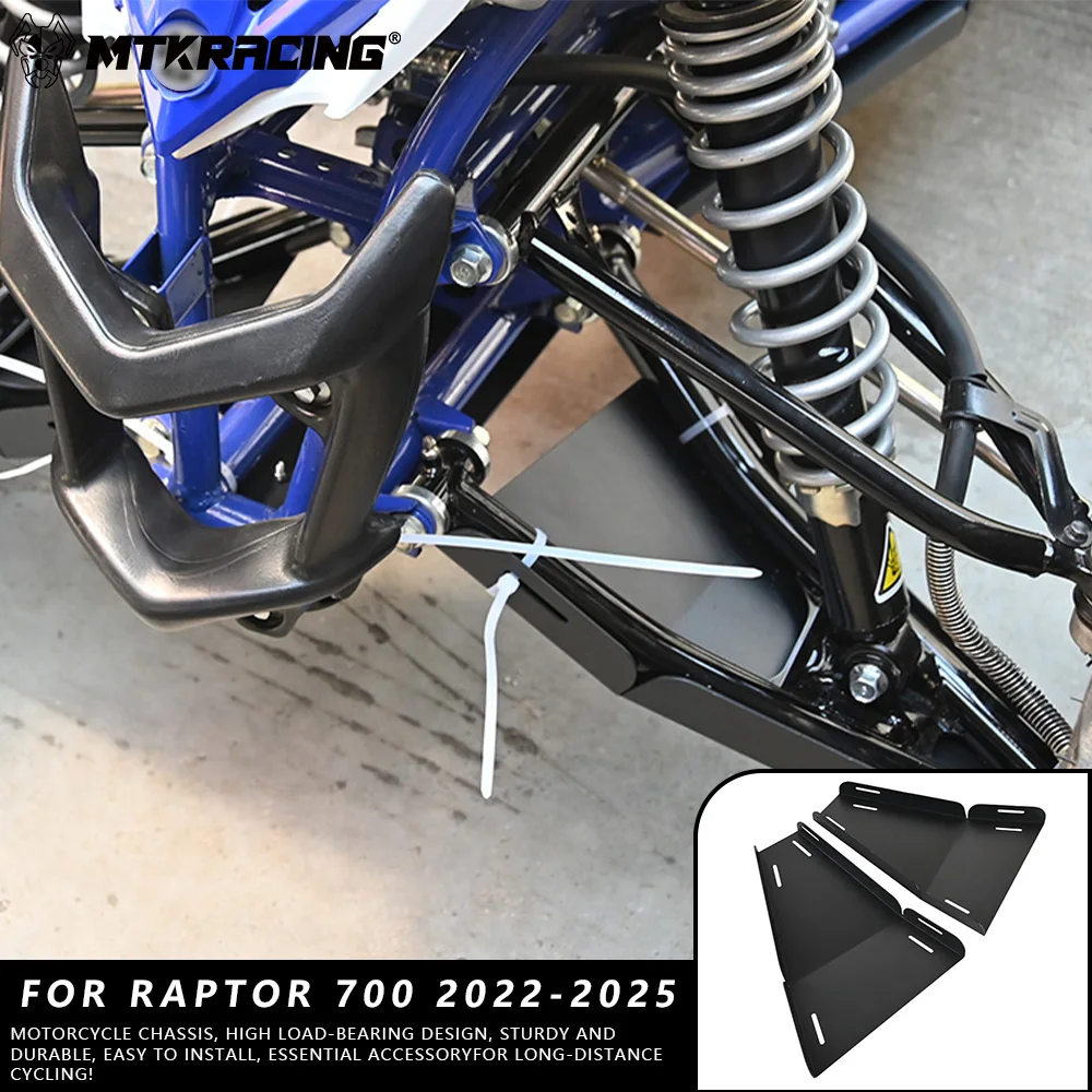 MTKRACING dla YAMAHA Raptor 700 2022-2025 osłona osłona ochronna płyty ochronne lewa i prawa dolna płyta przedramion
