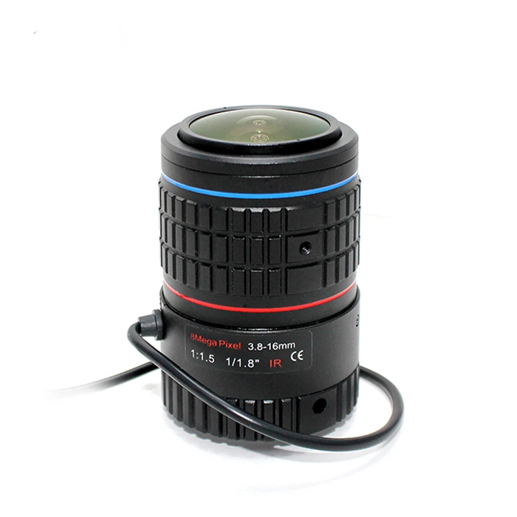 4K zoom lens 3.8-16mm1/1.8 inch high-definition 8 million CS mouth facial recognition automatic aperture lens