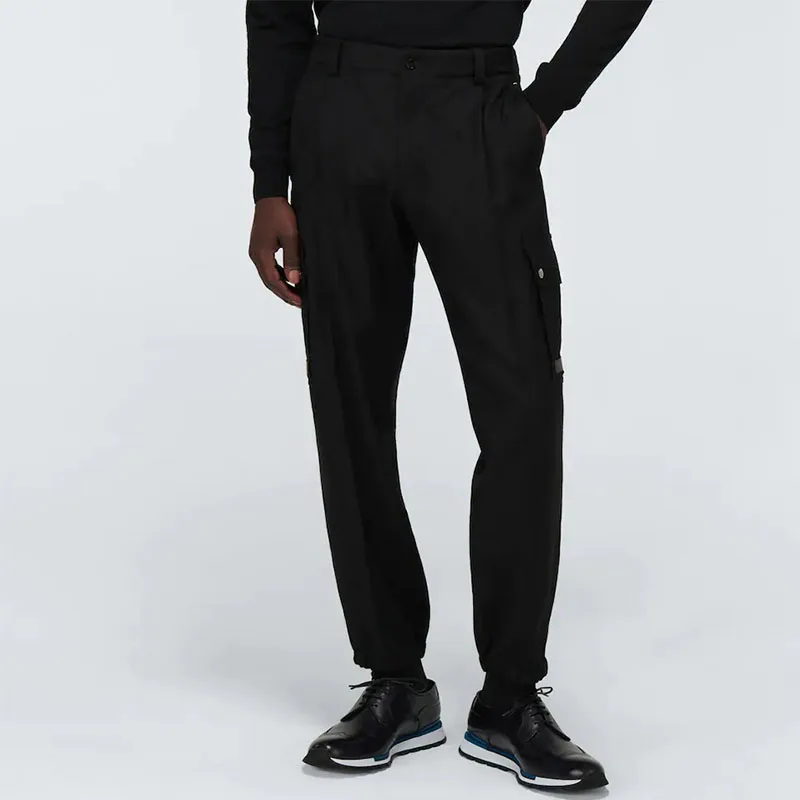 

Men's Overalls Spring And Autumn New Korean Version Of Fashion Urban Personality Cargo Pocket Large Size Casual Pants