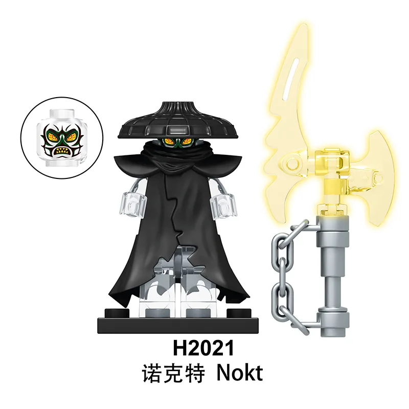 Popular cartoon Games Series black Character Mini Assembly Action Figures Building Block Creative Toys for Kids Gifts FD601 - Detail 1