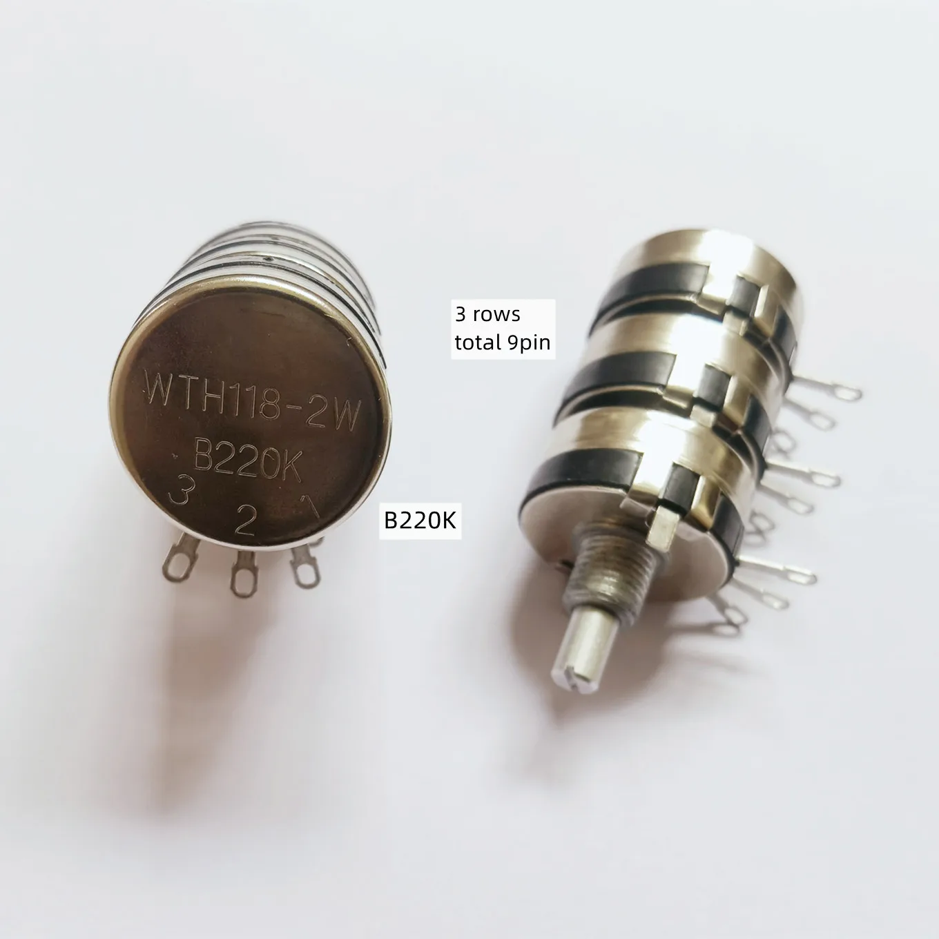 

Оригинальный новый 100% тройной потенциометр WTH118-3L-2 220K 470K 10K 4K7 1M 100K 22K (ПЕРЕКЛЮЧАТЕЛЬ)