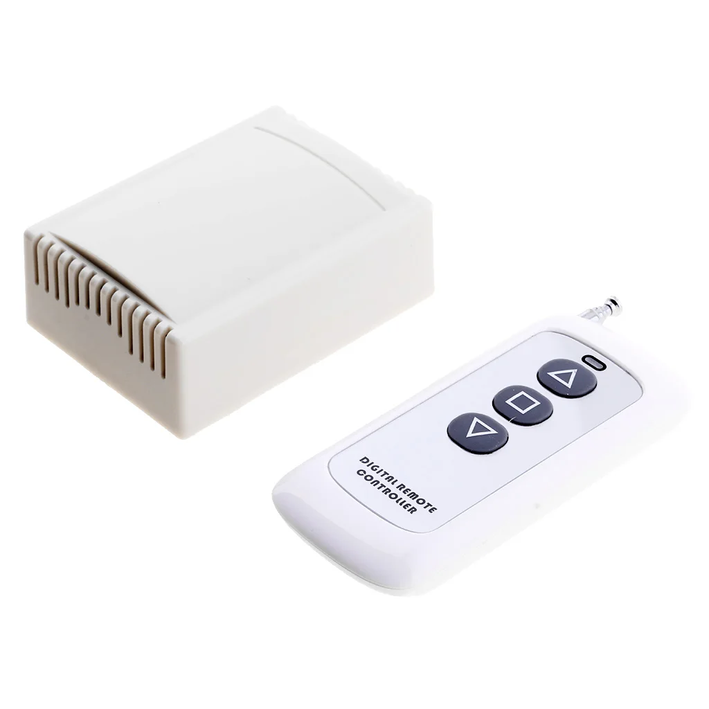 Ricevitore + trasmettitore interruttore telecomando RF wireless relè DC 12V 2CH