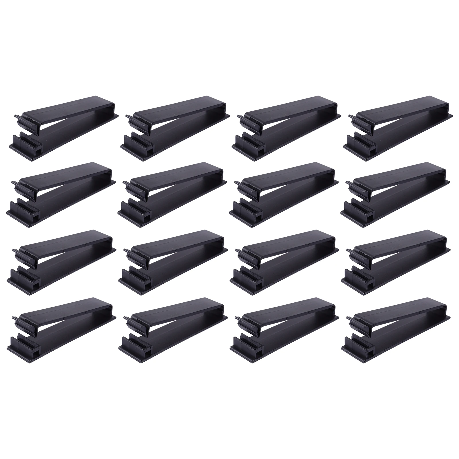 

20pcs Self Adhesive Cable Clips Wire Holder Organizer Reusable Nylon Cord Management Home Office Computer USB Christmas