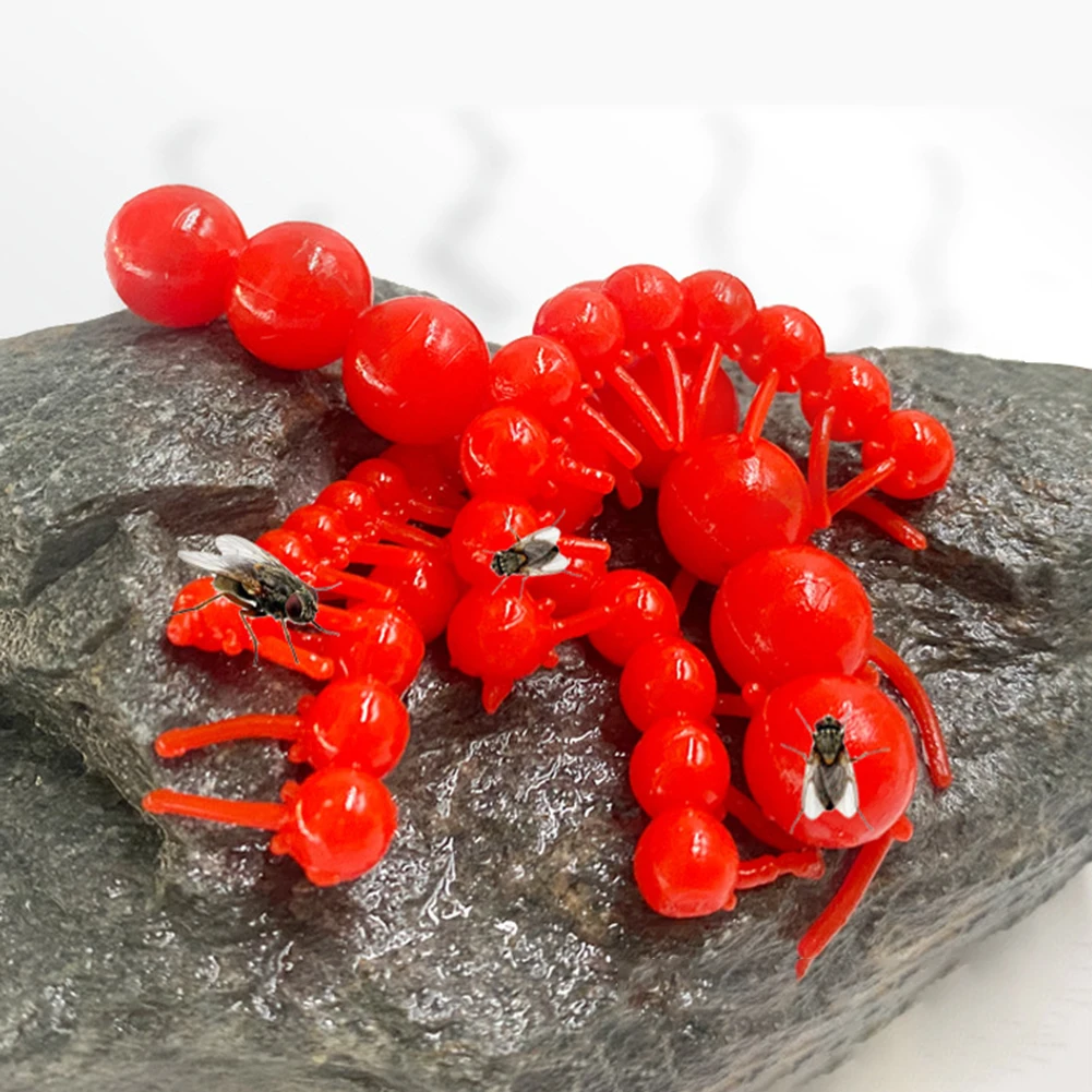 Soft Bead Lure with Biomimetic Design Mimicking Natural Bait Movements to Attract Fish in Still Water and Long Distance Casting