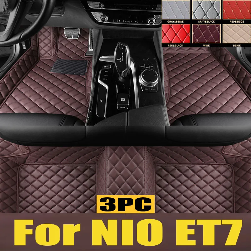 

for NIO ET7 2022 2023 2024 TPE 3D Car Floor Mats Trunk Pad All-Weather trunk mat (Left Rudder)