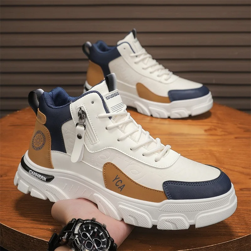 

Sports and leisure shoes, men's shoes, marathon oversized air cushioned shoes, fly woven all season rubber, wear-resistant, anti