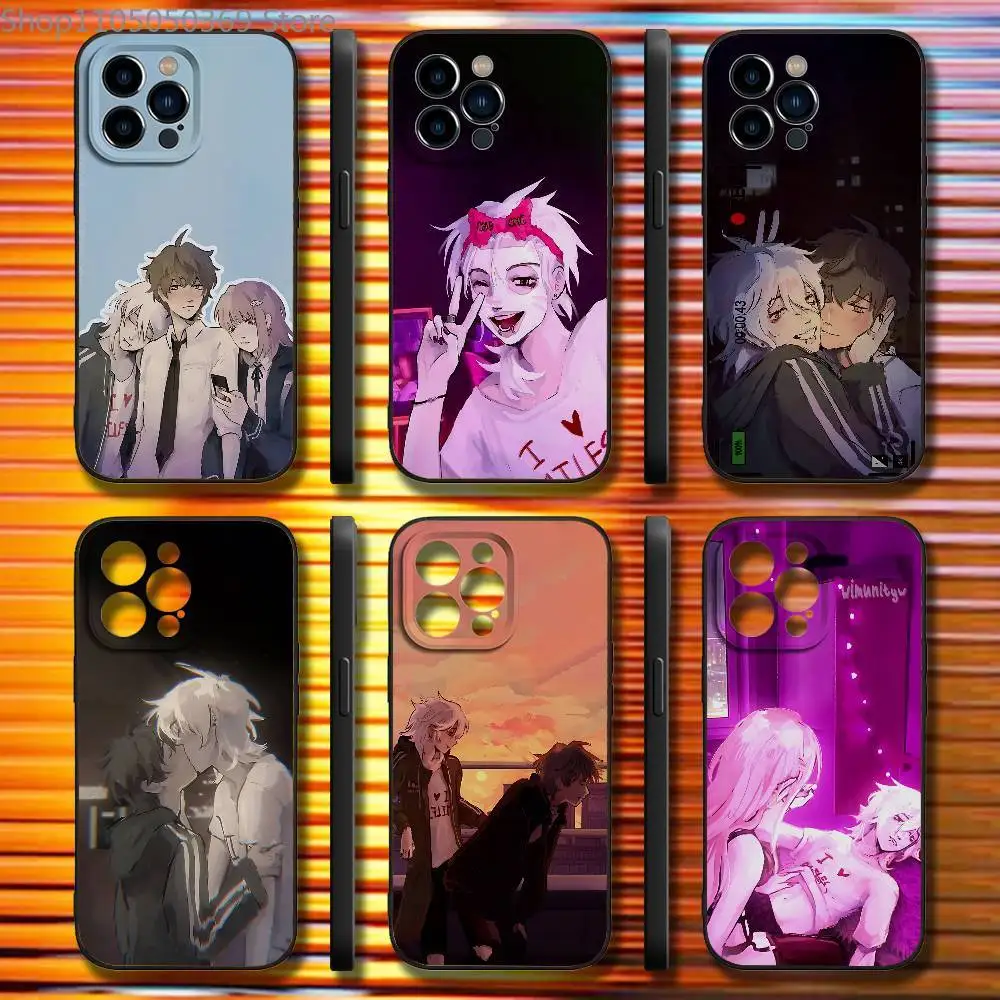 

The P-Promise of H-Hope Phone Case For iPhone 17,16,15,14,13,12,11 Pro,Max,Plus,XR,Mini,Air,E Black Full-coverage Soft Case