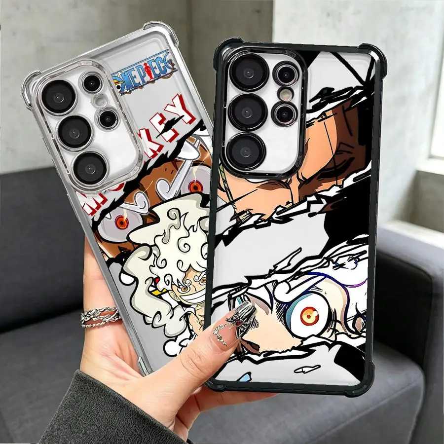 Phone Cover Case for Samsung Galaxy S26 S25 Edge S22 Ultra S20 FE S23 S21 Plus S24 One Piece Luffy Zoro