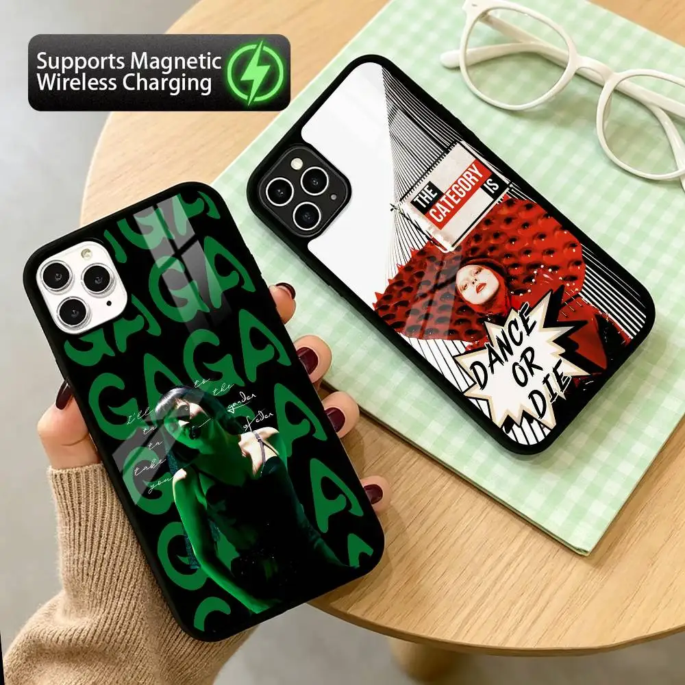 

m-MAYHEM Lady G-Gaga Phone Case For iPhone17,16,15,14,13,12,11 Plus,Pro Supports Magnetic Wireless Charging
