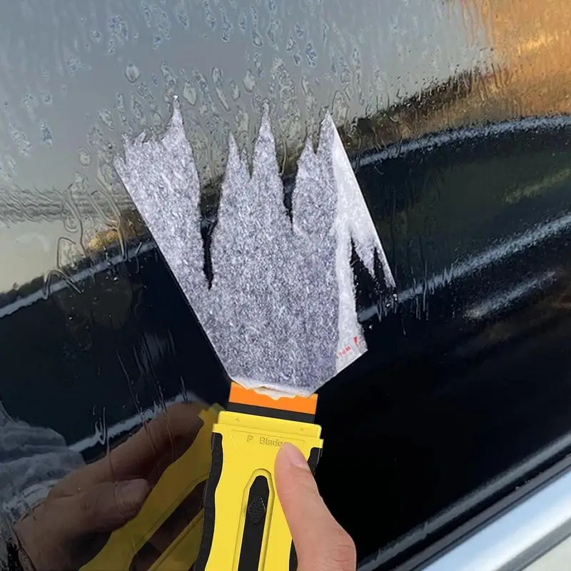 Quick Cleaning Scraper for Cleaning Multifunctional Car Sticker Remover with 20 Cutters Stovetop Scraper Tools Label Remover