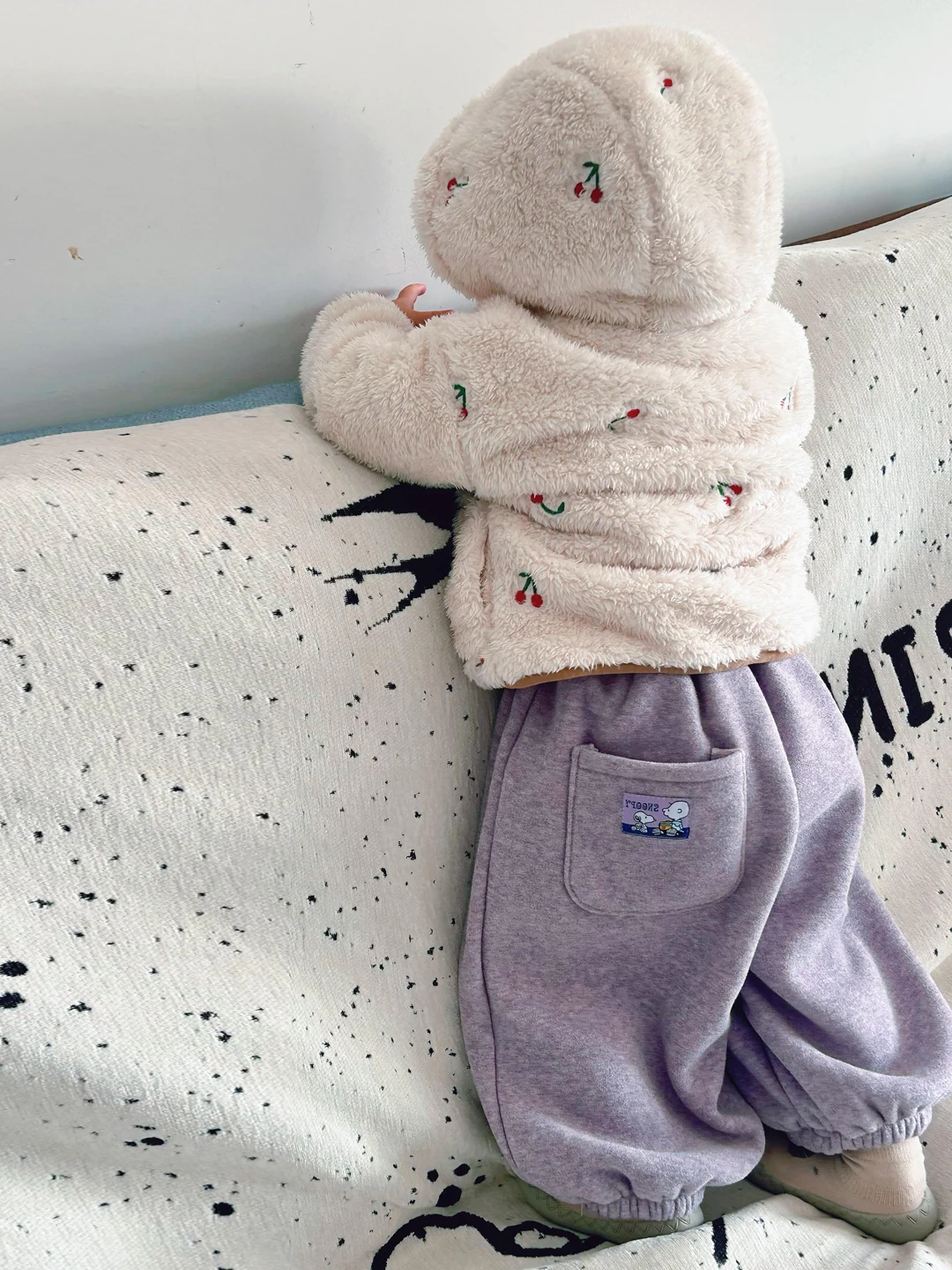 Pantalons doublés pour filles, automne-hiver, mode, mignons, à revers, à jambes larges, taille haute, coupe droite, pour le travail