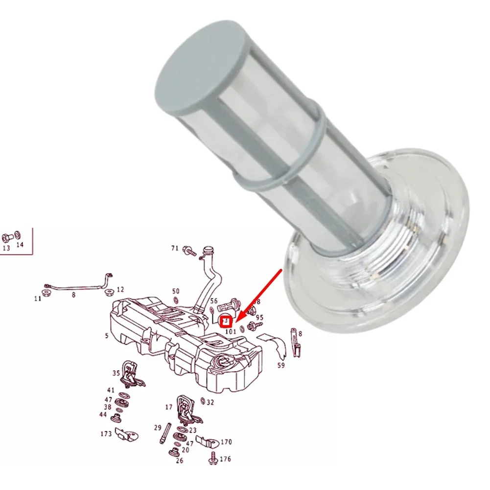 Fuel Strainer Filter For Mercedes For W202 C208 A2024700306 Fuel Tank Fuel Filter Automobiles Parts Accessories Replacement