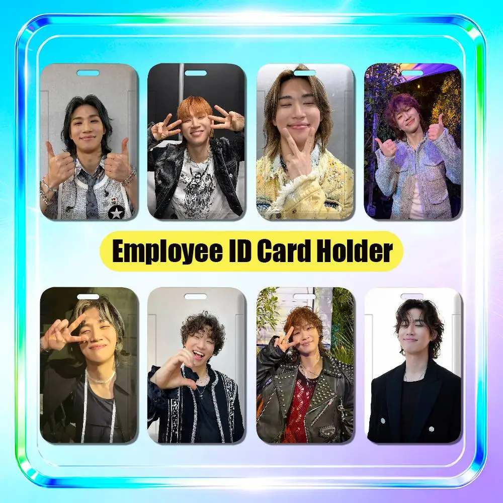 For Kang Daesung Employee ID Card Holder Office Badge Student Bank Work Credit Holders Hard Case Shell