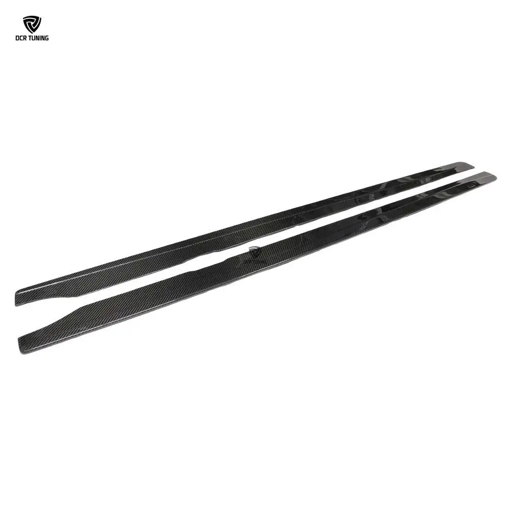 AC Style Dry Carbon Side Skirt For  G87 M2 Car Side Skirts Extension Spoiler