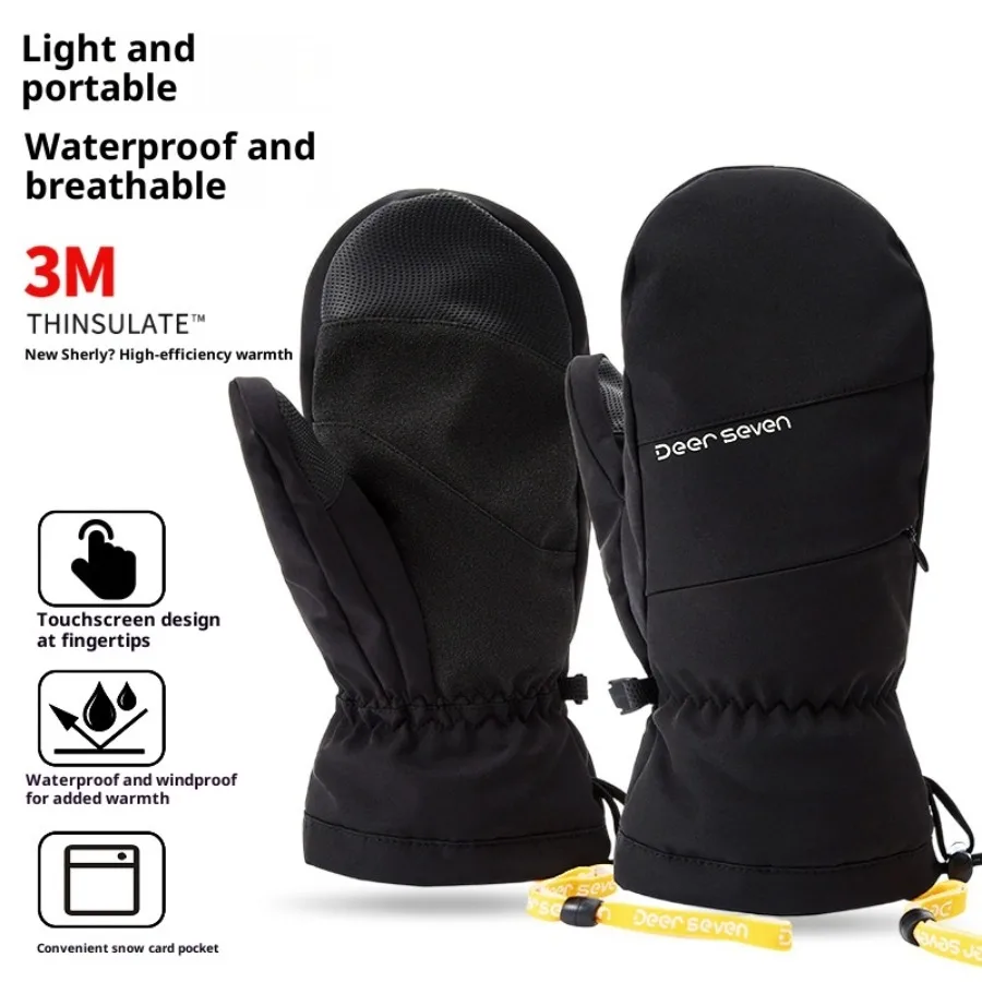 New Thermal Winter Gloves for Men & Women - Waterproof Touchscreen Warm Gloves for Snowboarding Skiing Outdoor Activities​