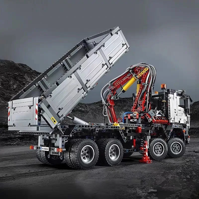 Nowy produkt, model ciężkiego samochodu z napędem, klocki konstrukcyjne, montaż DIY42043, zabawka dla chłopca, prezent urodzinowy dla dorosłych