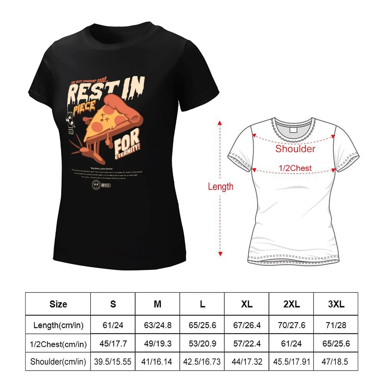 Rest In Piece T-Shirt blanks animal print Aesthetic clothing workout shirts for Women loose fit