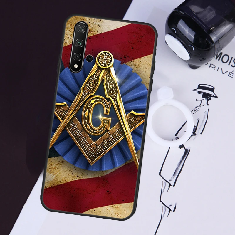 Freemasonry Logo Symbol Cover For Huawei Nova Y91 Y90 Y70 Y60 Y61 9 10 SE 11i 8i 7i 3i 5T P30 P40 Lite P60 Pro Case