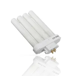 220V 4-pin Quad Tube Compact Fluorescent Light Bulb Lamps Eye-protection Reading Working Lighting Office Dormitory