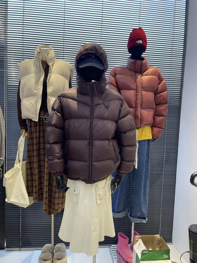 Korean version down jacket women's short style loose thick cold resistant warm simple winter new versatile jacket