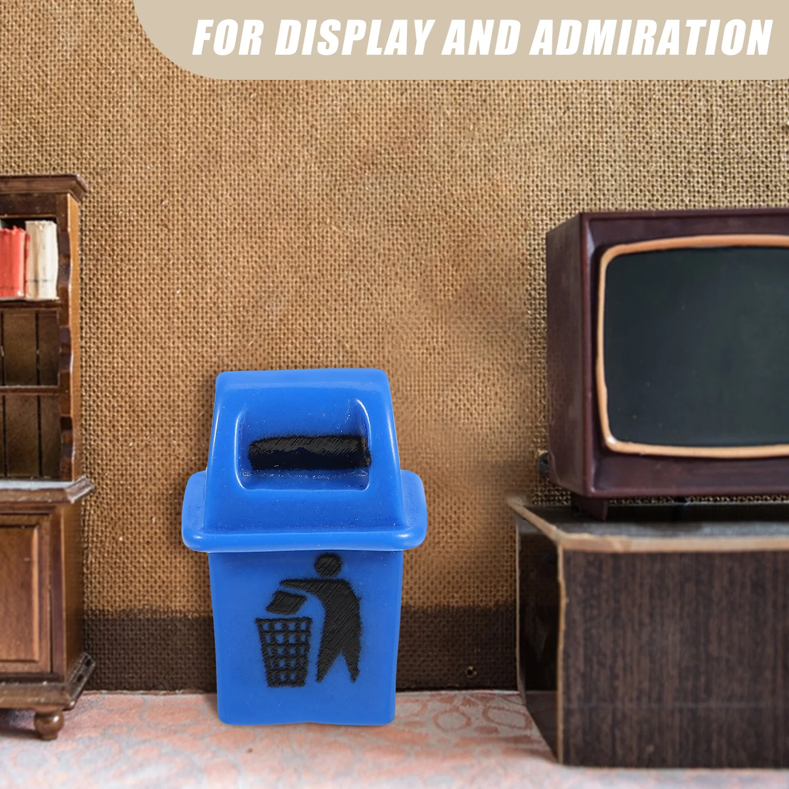 Poubelle Miniature pour maison de poupée, 10 pièces, seau de tri de recyclage réaliste pour Micro paysage féerique, décoration de jardin de maison