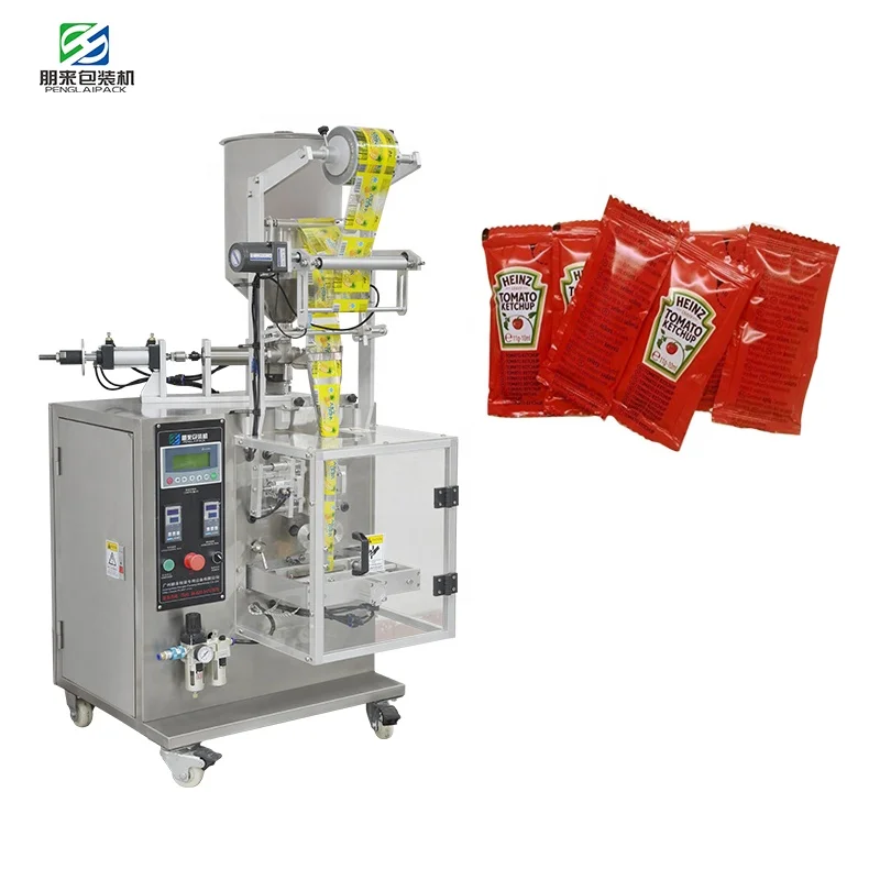 High productivity safety automatic hot sale tomato paste sachet sauce water ketchup milk cream liquid filling packaging machine