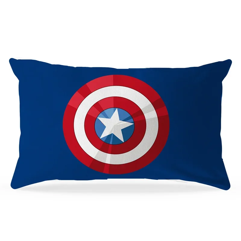 Disney Avengers Spiderman Captain America  Pillowcase Cover Throw Cushion Cover Decorative Pillows Case Living Room 40x65cm