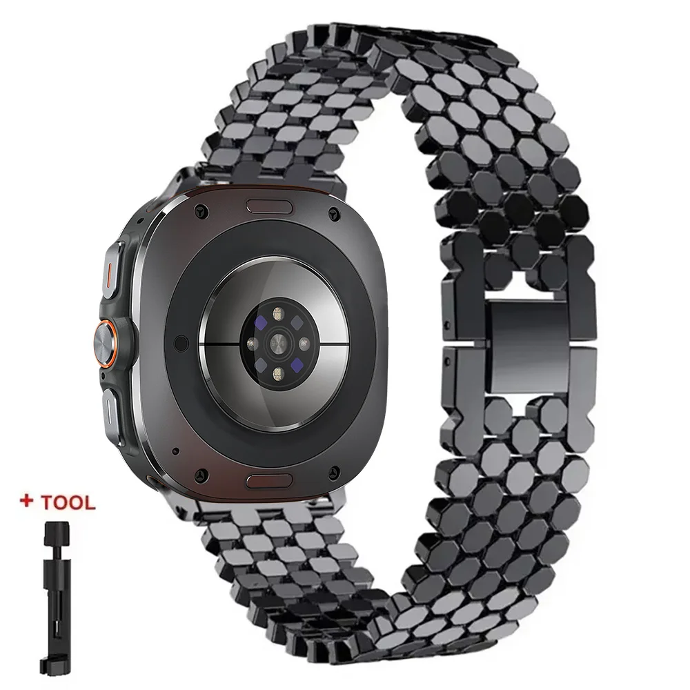 Wabenförmiges Metallarmband für Samsung Galaxy Watch 8 8Classic Ultra 2 1 Armband Galaxy 8 40MM 44mm 46mm 47MM Armband