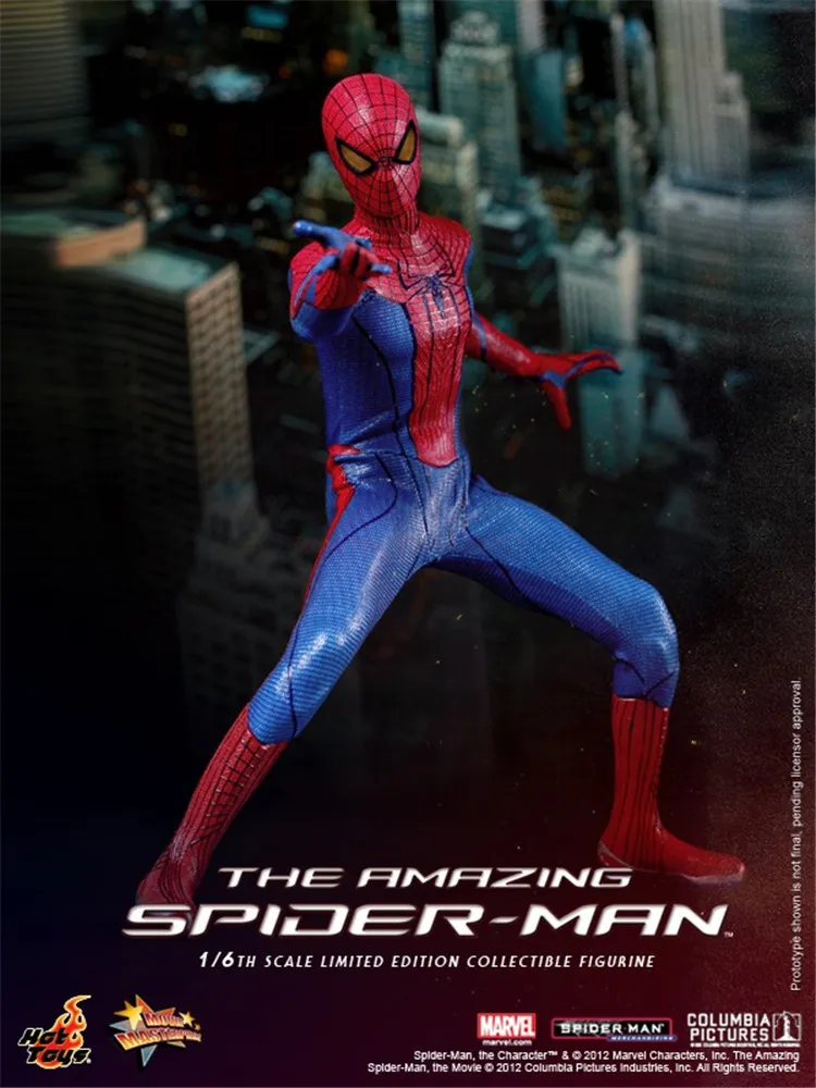 

Hottoys Ht Mms179 The Amazing Spider-man 1.0 Fantastic 1:6 Spiderman Hand Puppet Model Movable Dolls Hobby Collection Toys Gifts