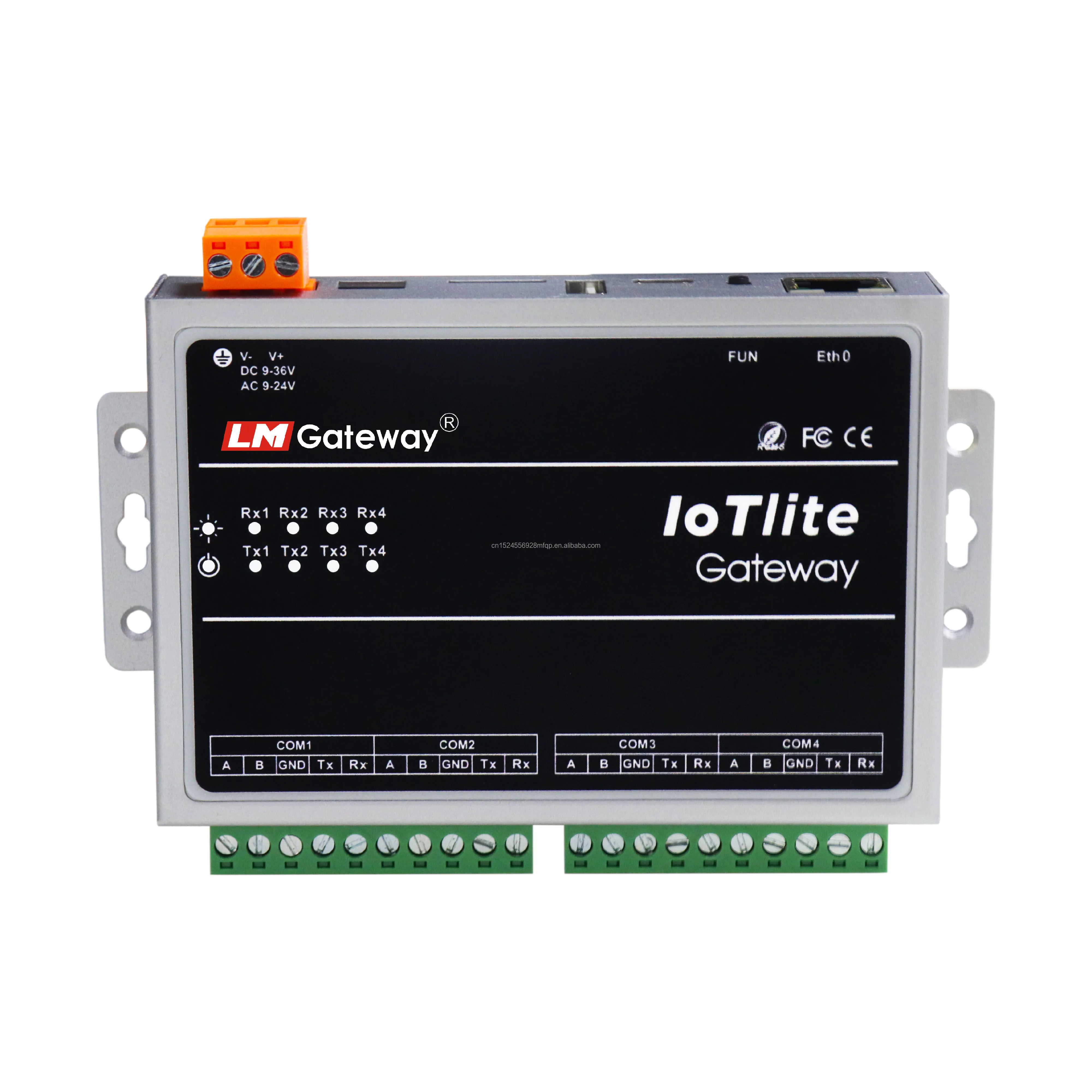 LM Gateway 202 IoT-Lite - Industrial IoT Data Gateway with RS-485, Ethernet, WiFi, Modbus, BACnet, OPC UA, IEC 104, MQTT
