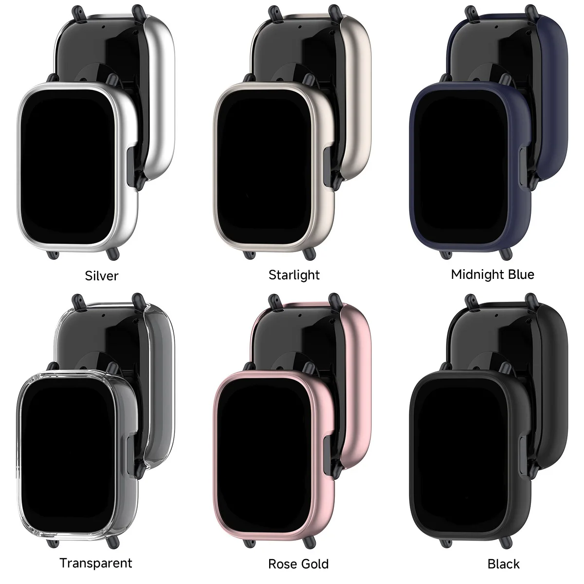 PC Case for Xiaomi Redmi Watch 5 Active Matte Cover Protective Hollow Bumper Shell for Redmi Watch 5 Lite Smartwatch Accessories image 3