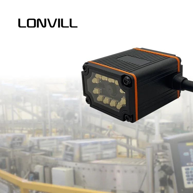 2025/China Fixed Auto Scanner PDF417 2D QR Code  Industrial Fixed Mount Barcode Scanner for PLC system
