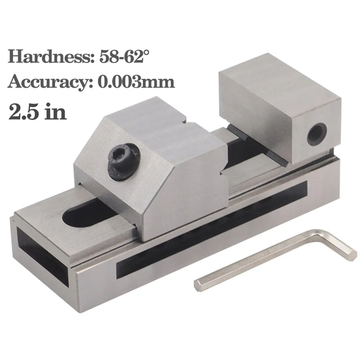 STOCK-2.5 Inch CNC High Fast Acting Flat Vise Grinding Machine Universal Whip Right Angle Milling Machine Bench Vise Fixture
