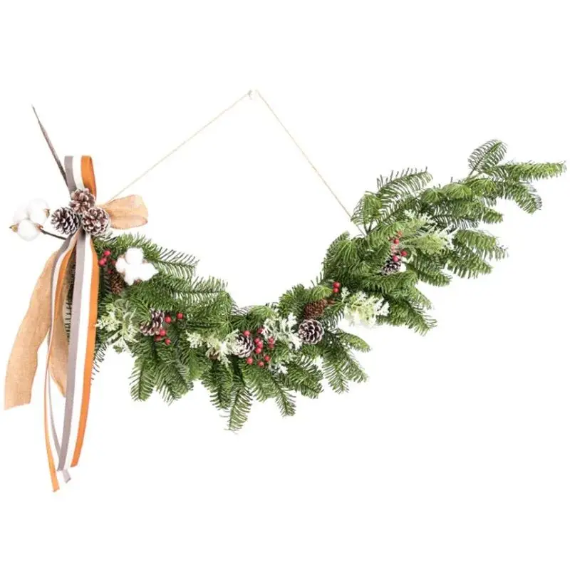 180cm Artificial Plants Pine Needle rattan Wedding Wreaths Home Outdoor Garden lawn Christmas Tree diy Decor Hotsale highquality