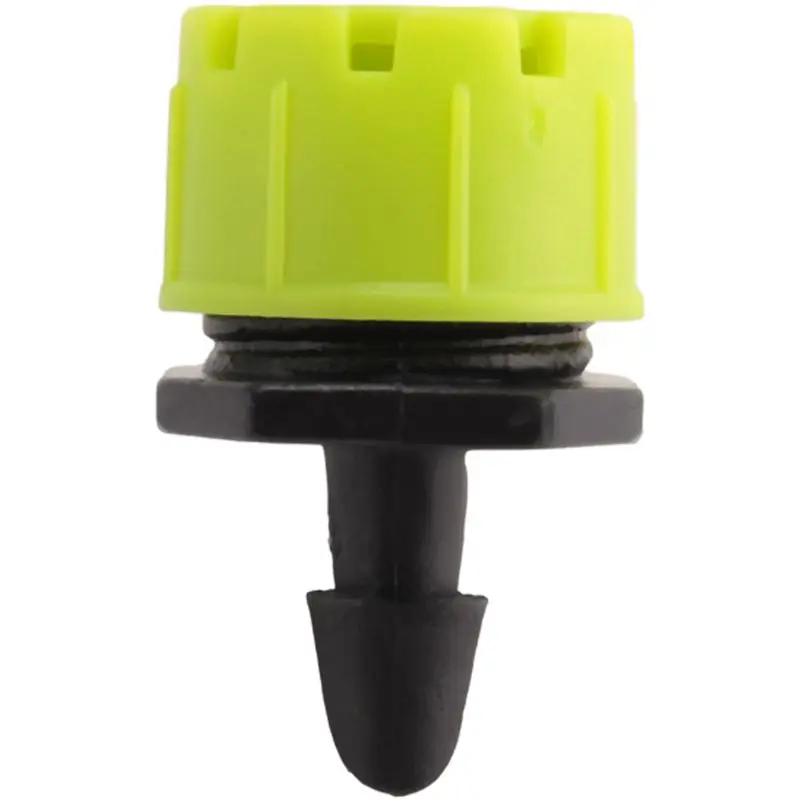 LLCS-500Pcs 1/4Inch Adjustable Micro-Type Drip Irrigation System Watering Sprinklers Anti-Clogging Emitter Garden Supplies