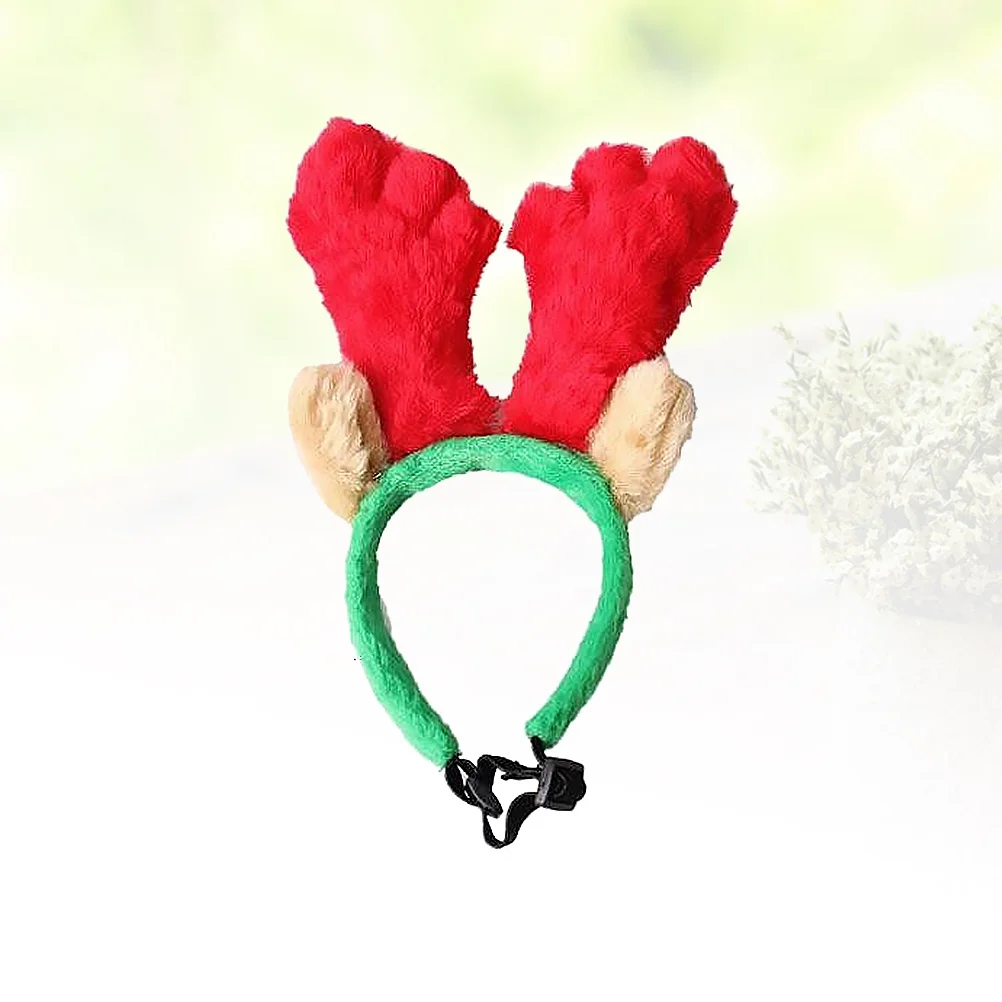 

S Size Premium Pet Headwear Christmas Dog Antlers Hair Bands for Cats and Dogs Festive Holiday Outfits Pet Hair Hoops