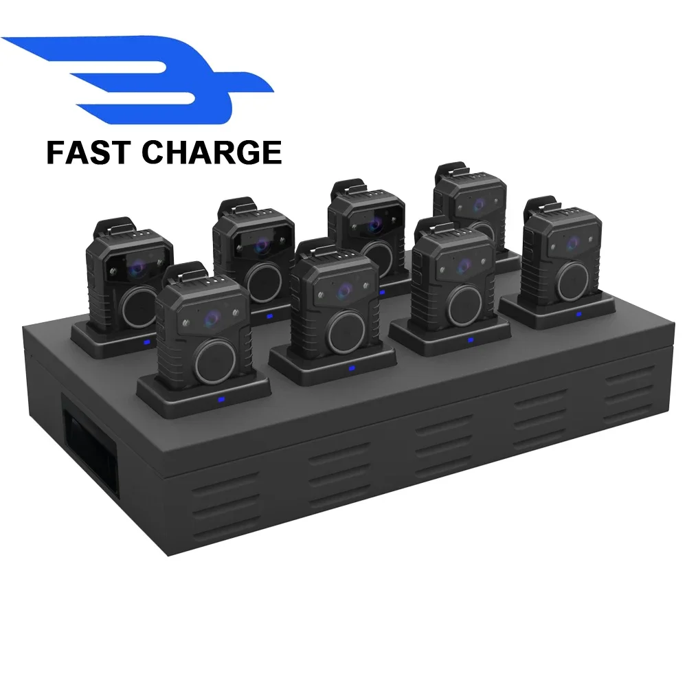 8 Ports Multi-units Uploading And Charging Docking Station For Body Worn Camera