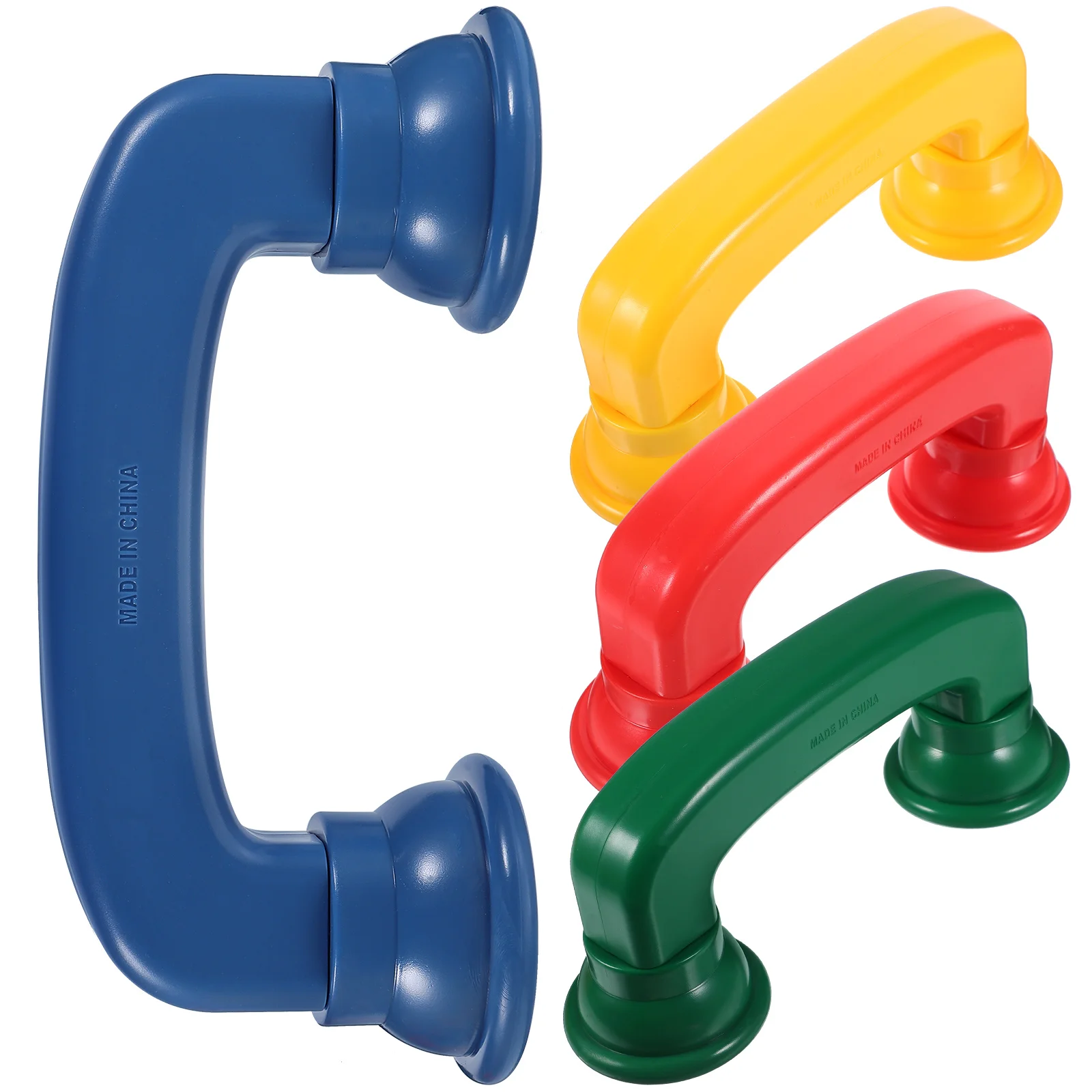 4 Pcs Reading Phone Toy Auditory Feedback Toys Receiver Communication Abs Colored Educational