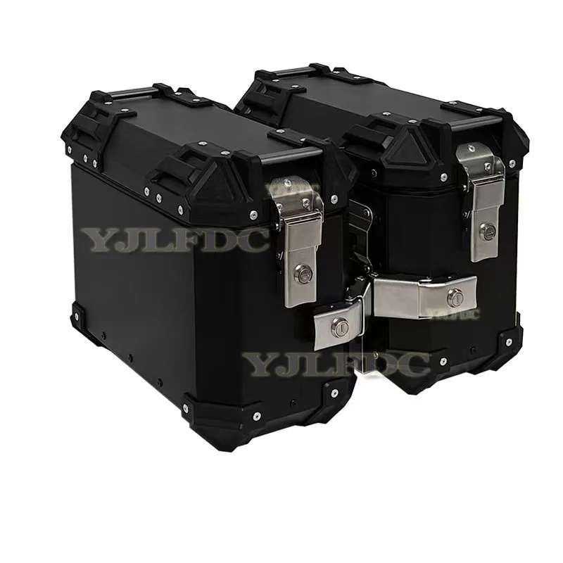 38L 알루미늄 합금 범용 오토바이 리어 탑 박스 사이드 러기지 케이스 파라 모토스 스토리지 트렁크 잠금 여행 박스 고품질