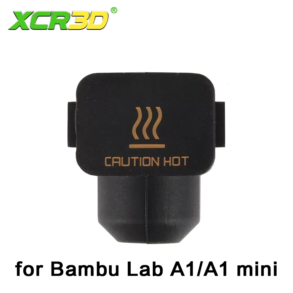 Silicone Socks For Bambu Lab A1 mini 3D Printer Hotend Extruder High-temperature Wear-resistant Black Silicone Sock Sleeve Cover