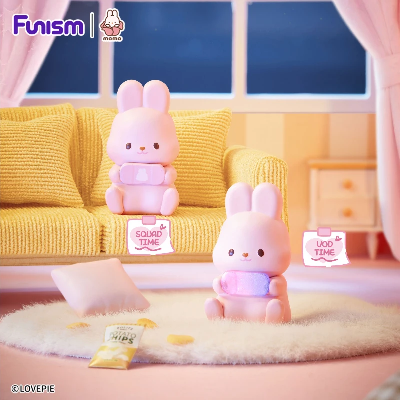 FUNISM MOMO BUNNY Serie Diario de Vida 24h Caja Sorpresa de Moda Juguetes Caja Misteriosa Bolsa Sorpresa Figura de Anime Adorno de Escritorio Regalo