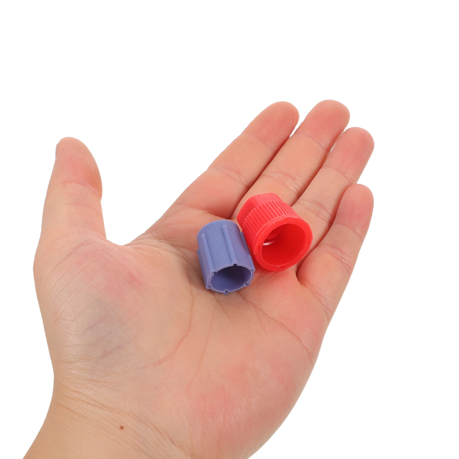 

55pcs Car Air Conditioning Valve Caps Plastic Auto Ac Replacement Port Covers For Vehicle Refrigeration System Engine Parts