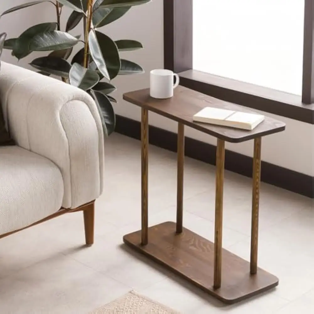 Why This Rectangular Solid Wood Narrow Side Table Is the Only One I’d Recommend for My Bedroom