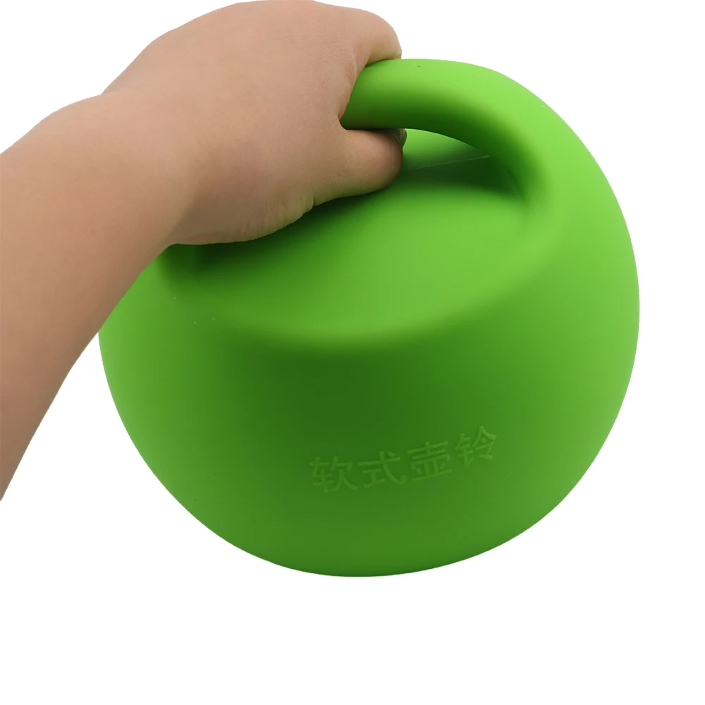 Soft Rubber Water Injection Yoga Kettle Bell Fitness Equipments  Children's soft kettle bell