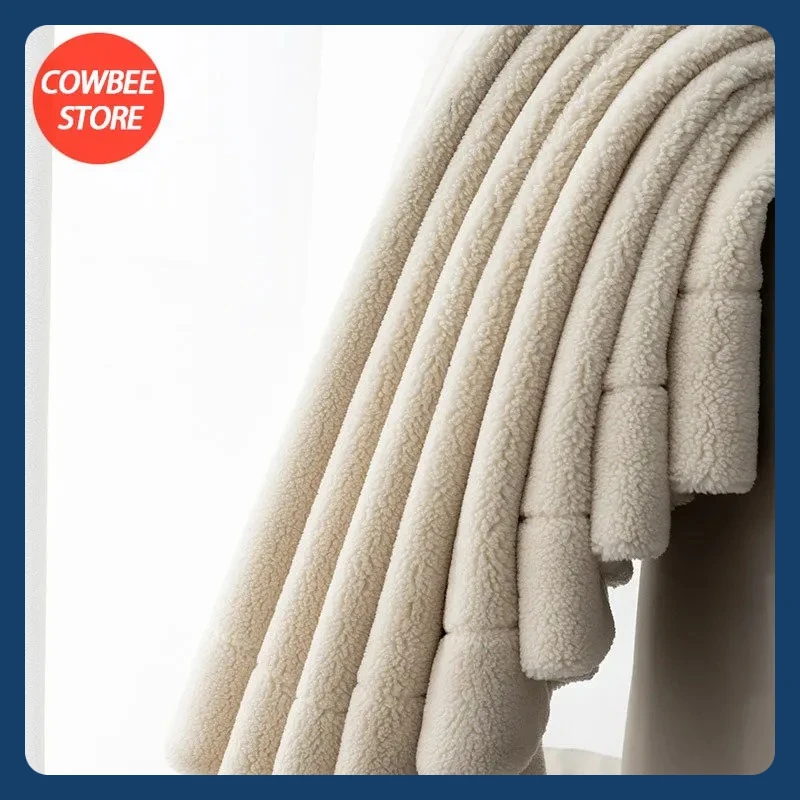 

Lamb Velvet Curtains for Living Room Bedroom Winter Warm Antifreeze Thickened Sealed Window Insulation Blackout Windproof Cold